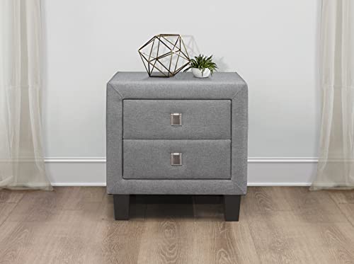 Neos Modern Furniture Night Stands, Gray